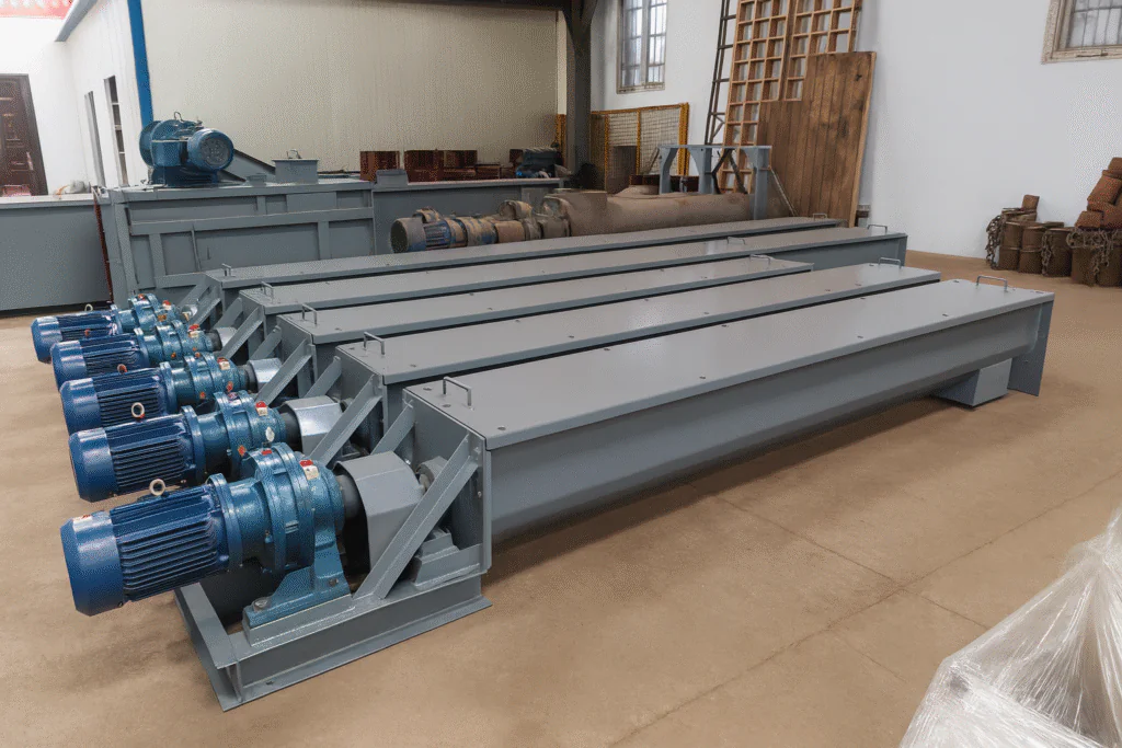 LS type screw conveyor for cement and bulk material handling