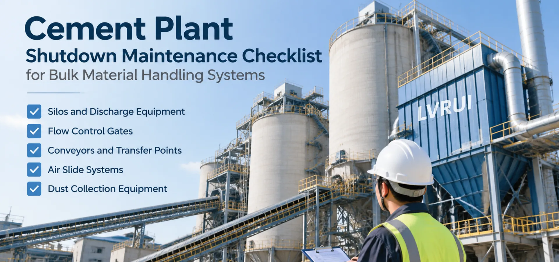 Cement Plant Shutdown Maintenance Checklist for Bulk Material Handling Systems