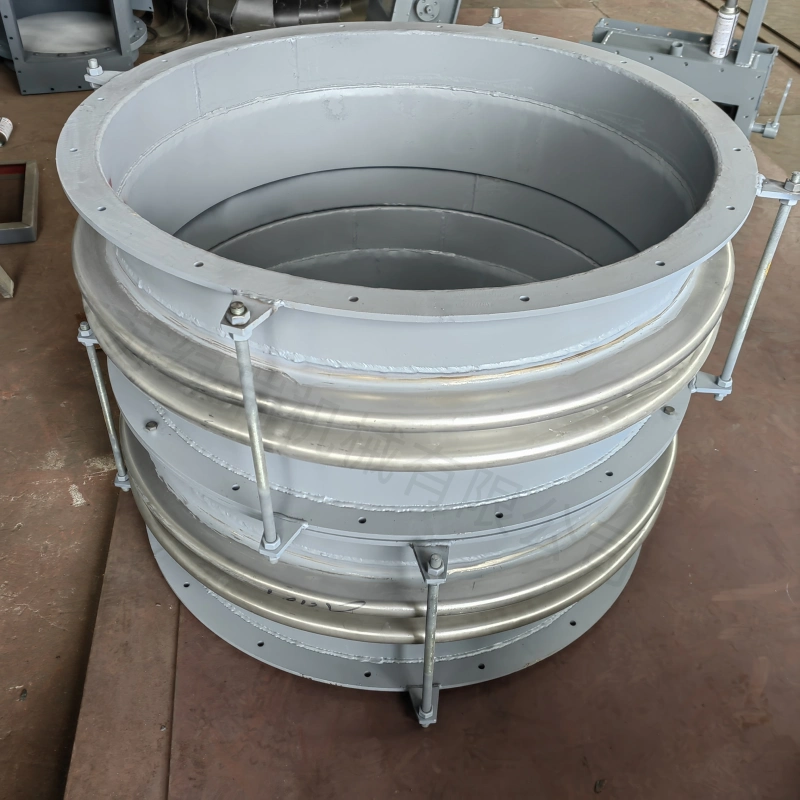 Metal expansion joint for high temperature industrial ducting systems