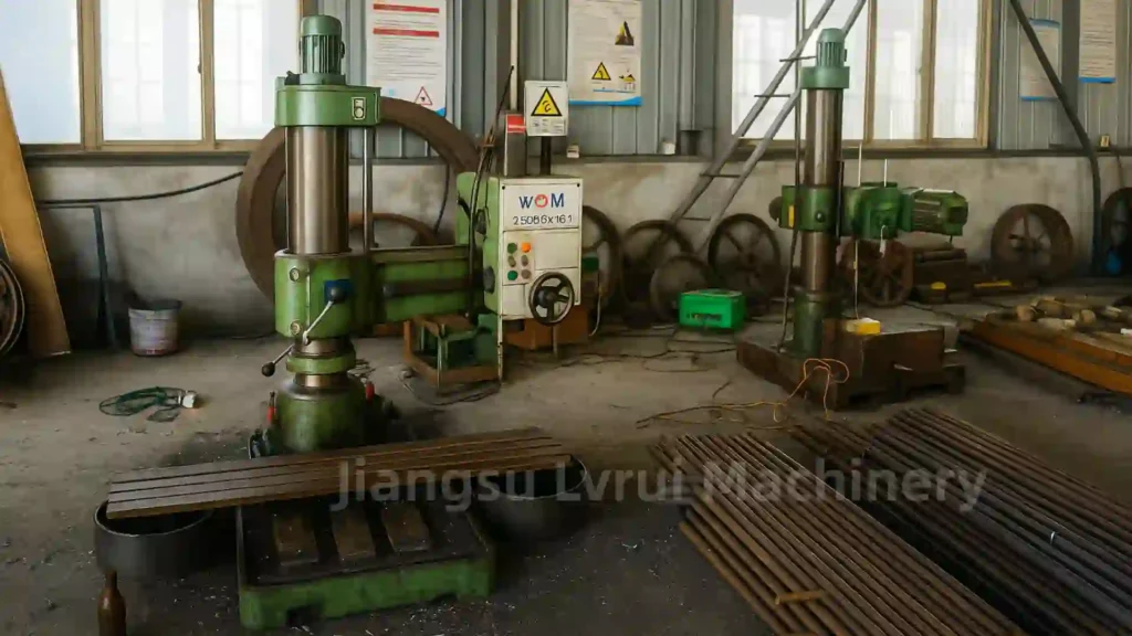 Radial Drilling Machines Radial drilling machines used for metal processing in LVRUI factory