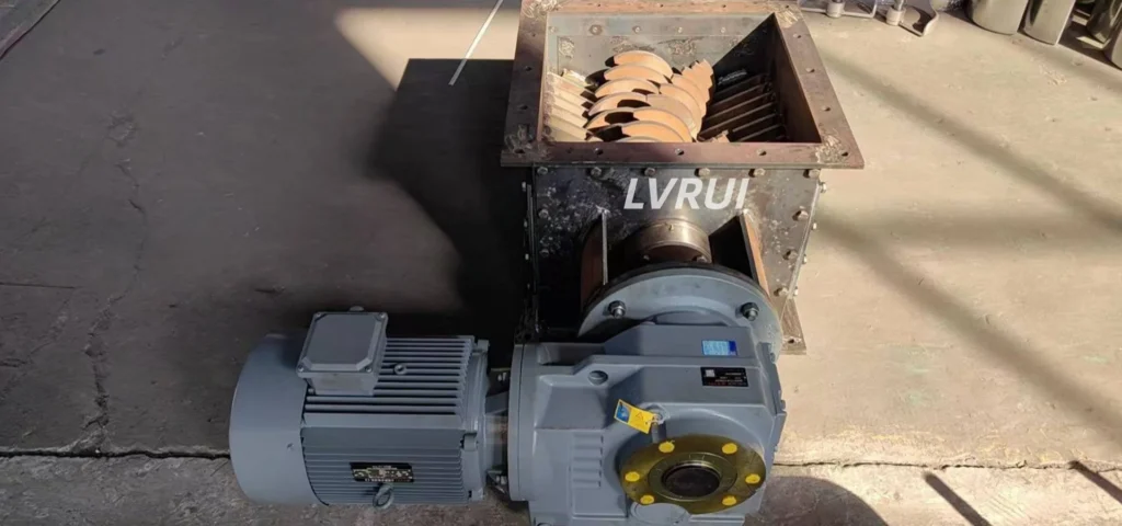 Cement silo lump breaker valve installed for smooth material flow and clog prevention