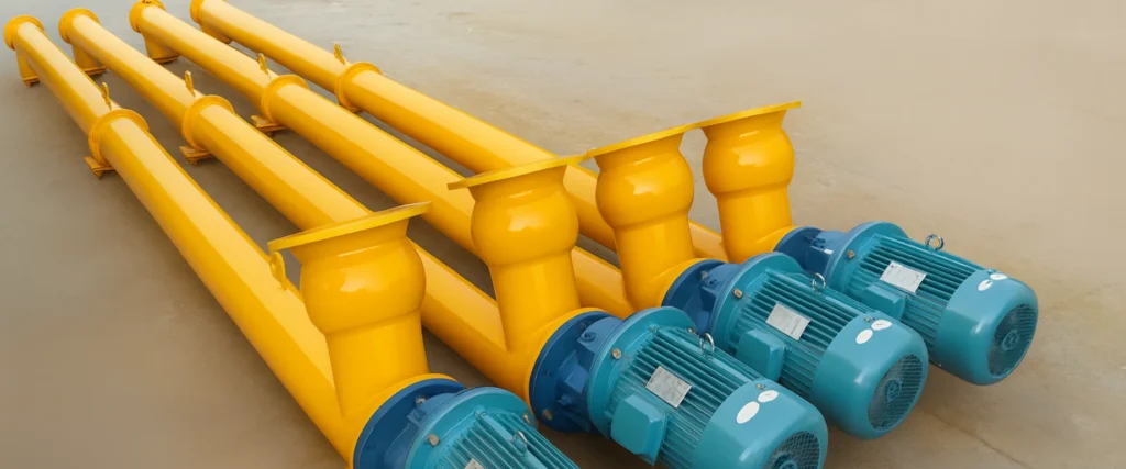 GL series tubular screw conveyor for cement, fly ash, and bulk powder
