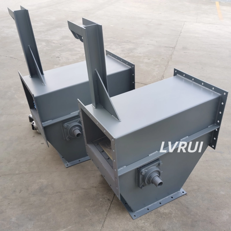 Pneumatic Diverter Gate installed on Air Slide Conveyor in cement plant