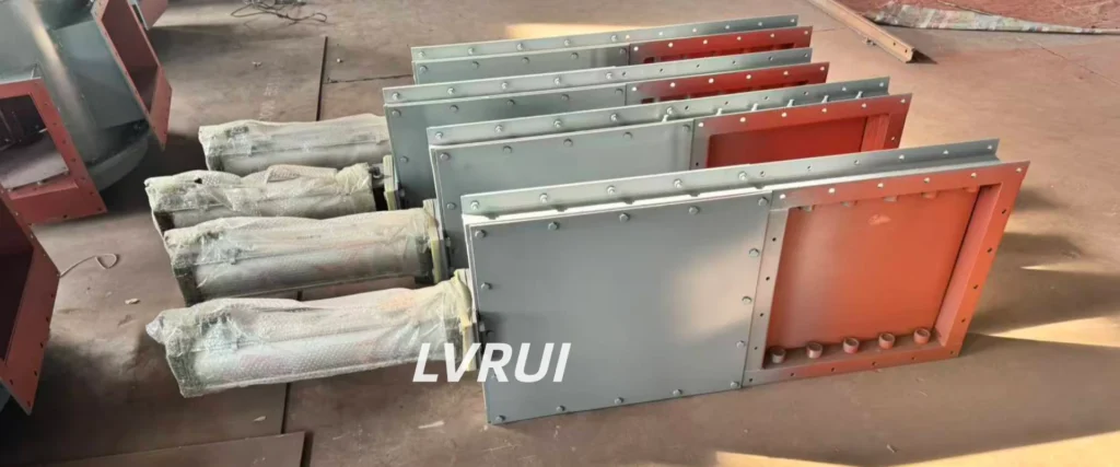 Pneumatic Slide Gate Valve with air slide conveyor