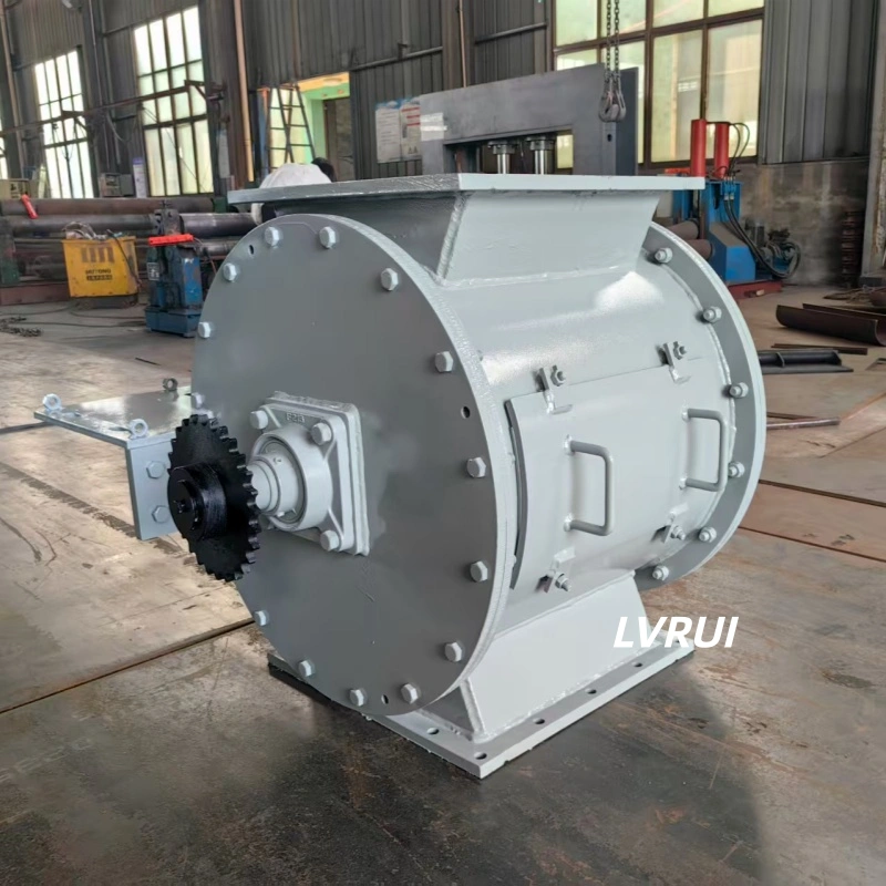 Rotary Valve Wear and Air Leakage Inspection Cement powder rotary valve wear and air leakage inspection
