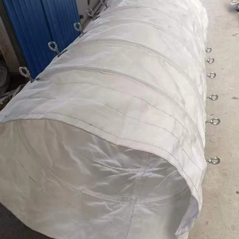 Loading Spout Dust Control Canvas Shroud Canvas shrouds for loading spouts used for dust control in cement loading