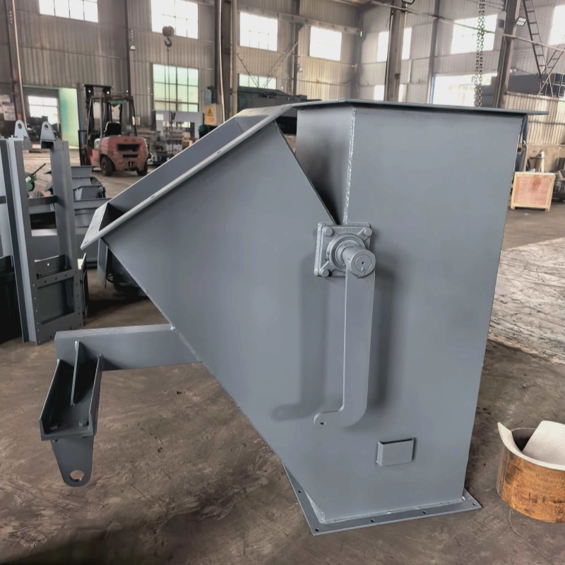 Y type diverter valve actuator and flap shaft mechanism