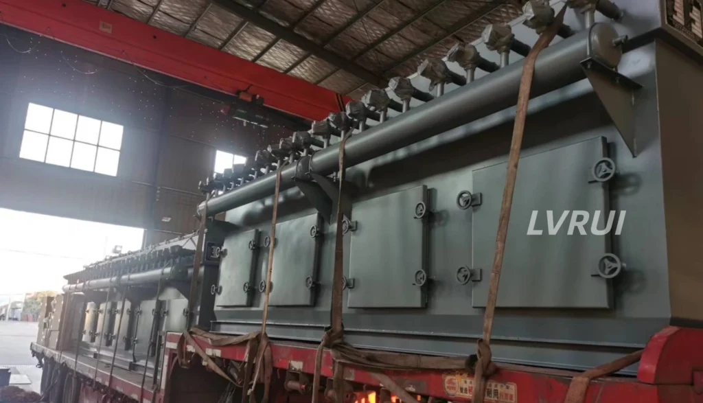 Pulse jet bag filter for cement dust collection and filtration