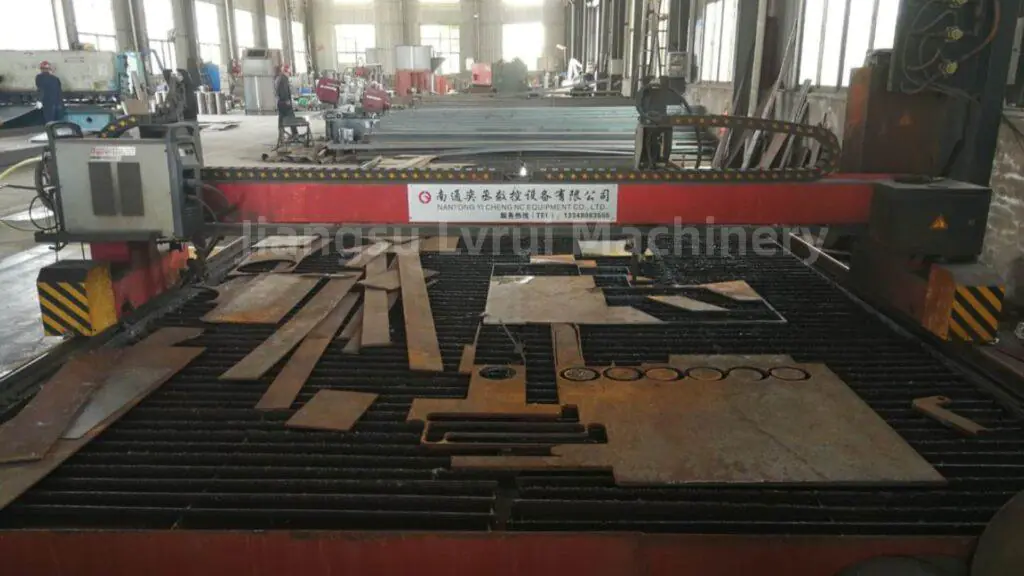 CNC cutting machine for bulk material handling equipment manufacturing