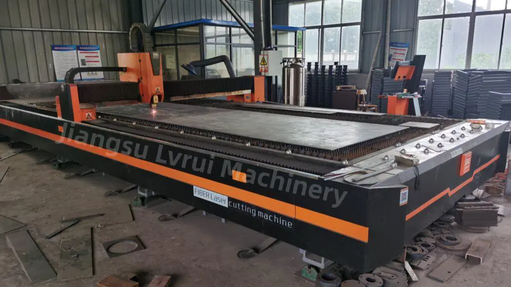 Industrial laser cutting machine for bulk material handling systems