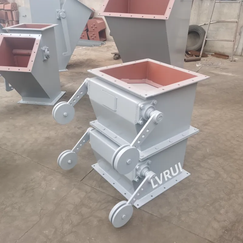 Flap valve installed in a cement plant silo discharge system – Ensuring stable material flow and dust-free bulk powder handling