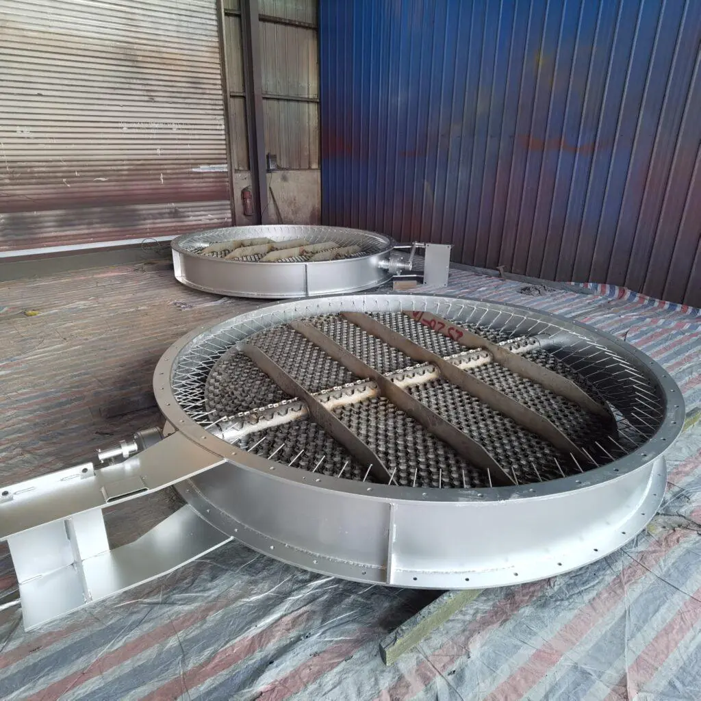 industrial-high-temp-butterfly-valve-for-powder.jpg High temperature butterfly valve for powder conveying and industrial airflow regulation