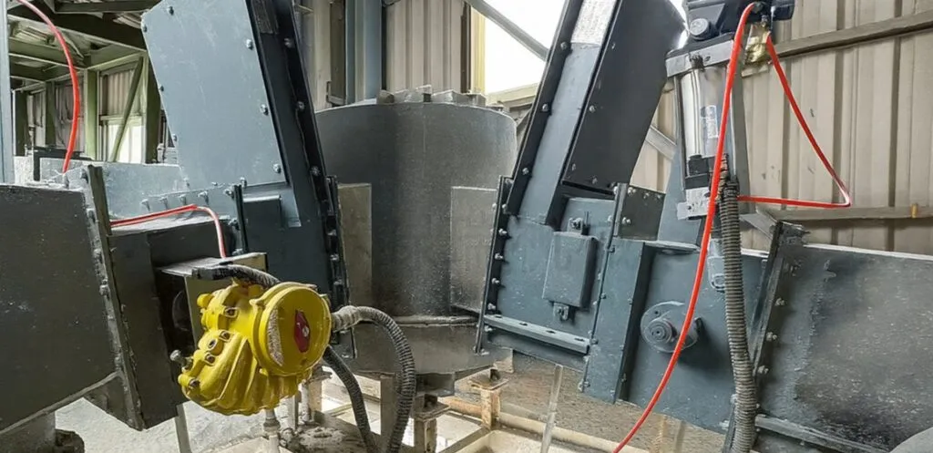 Pneumatic Flow Control Gate Valve for Cement Silo Discharge System