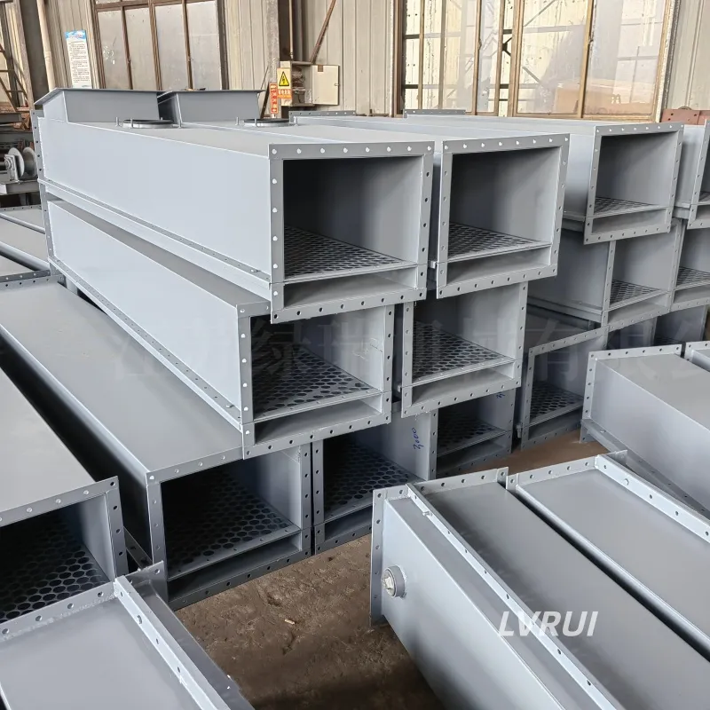 Air slide conveyor aeration and airflow design for cement powder handling