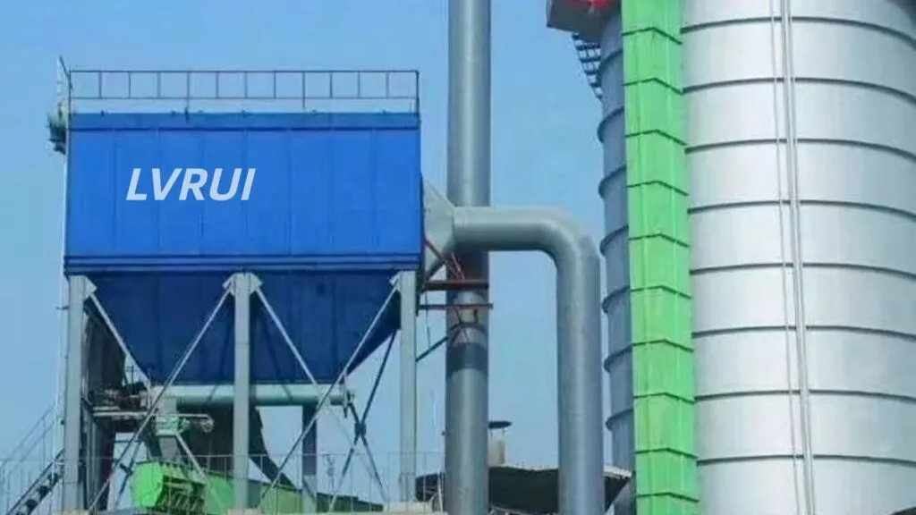 Industrial bag filter dust collector system by LVRUI for cement and powder processing plants