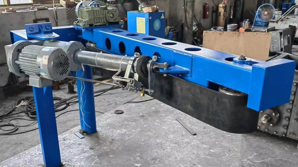 Bag turning conveyor for cement bag handling system