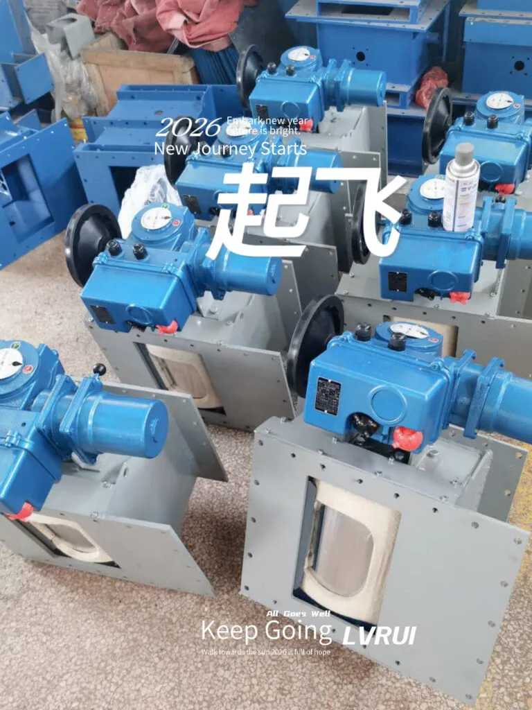 Flow control gate sealing and actuator system for precise bulk material regulation – LVRUI