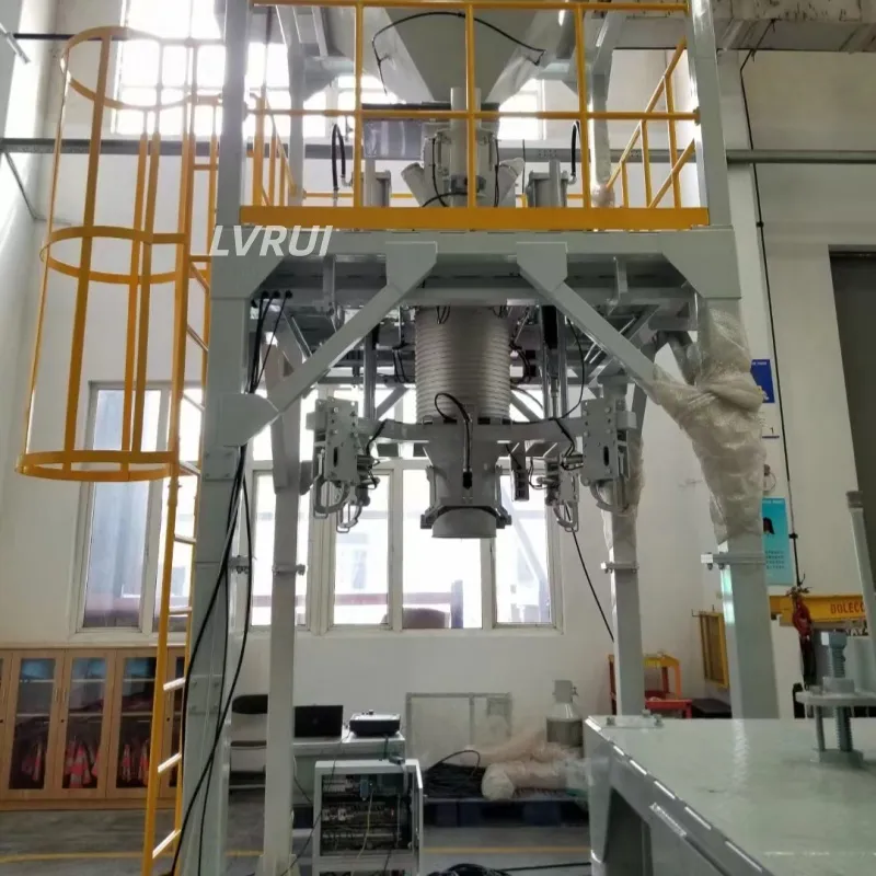 Jumbo Bag Packing Machine for powder and granule bulk materials with enclosed filling head and supporting platform