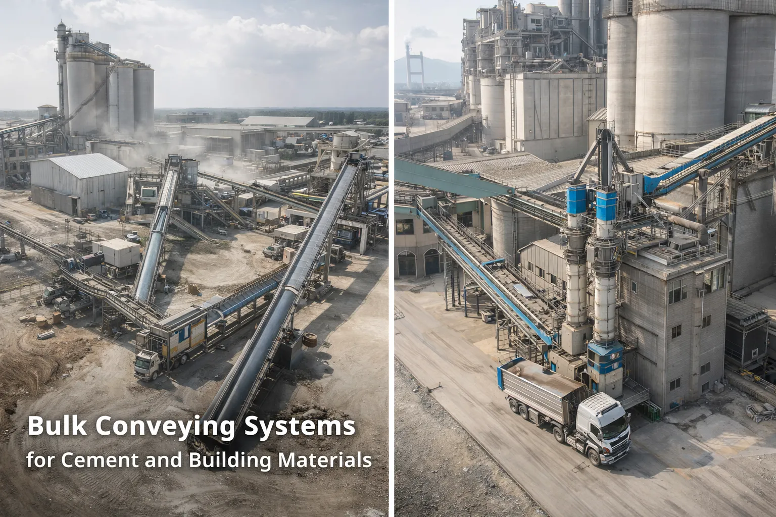 Bulk Conveying Systems in the Cement and Building Materials Industry: Applications, Challenges, and Engineering Practices