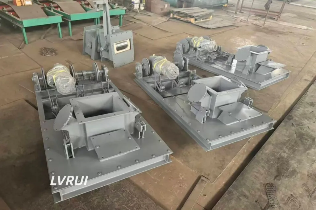 Bulk loading spout installation under cement silo