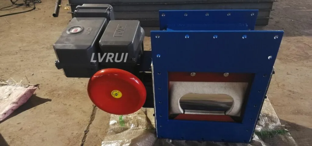 B500 electric flow control valve for cement powder handling