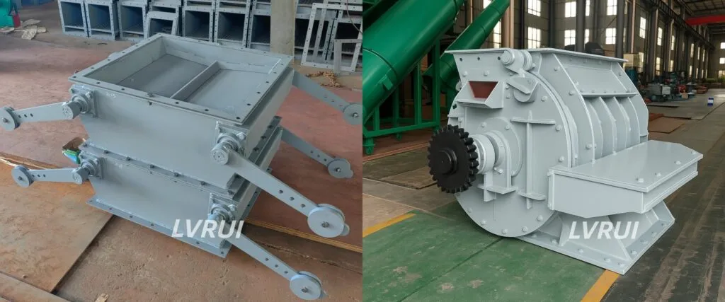 Double Flap vs Rotary Valve - Cement Powder Airlock Solutions Double Flap vs Rotary Valve for cement powder airlock and bulk material handling